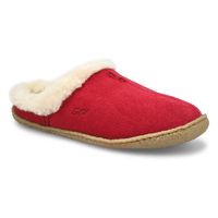 Womens Jupiter Open Back Slipper - Burgundy