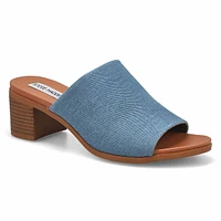 Womens  Kacey Dress Slide Sandal - Denim