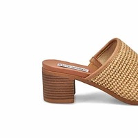 Womens Kacey Dress Slide Sandal - Raffia