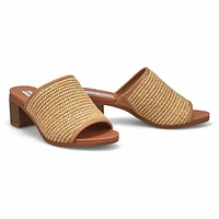 Womens Kacey Dress Slide Sandal - Raffia