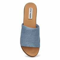 Womens Kastle Slide Sandal - Denim