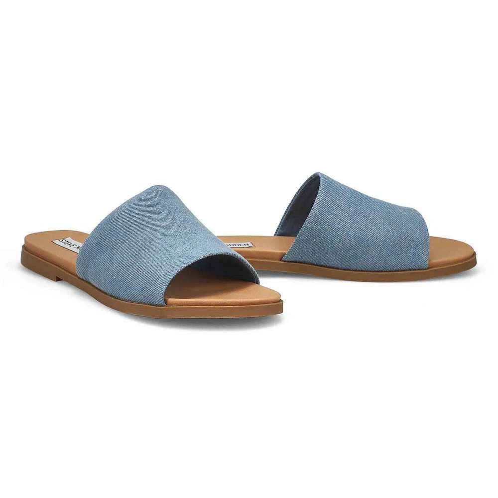 Womens Kastle Slide Sandal - Denim