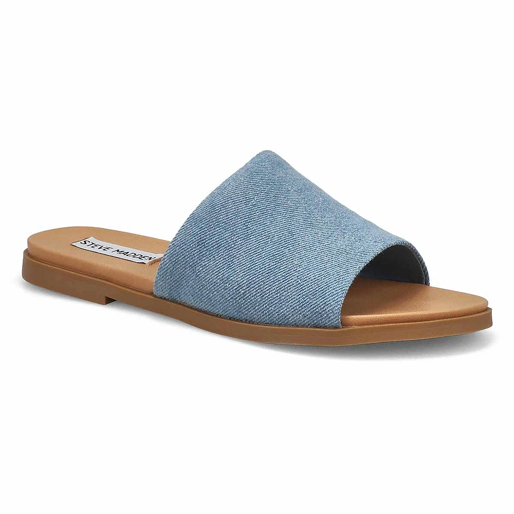 Womens Kastle Slide Sandal - Denim