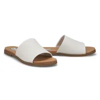 Womens Kastle Slide Sandal - White