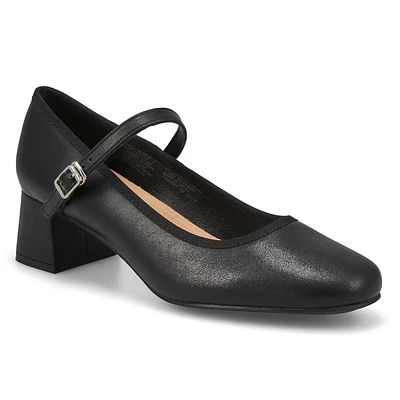 Womens Kate Maryjane Smooth Leather Dress Shoe - Black