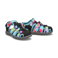 Girls Kayla Fisherman Sandal -Black Tie Dye