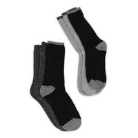 Womens Cable Knit Mlt Sock 3 Pack - Charcoal/Assorted