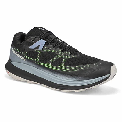 Mens Ultra Glide 2 Trail Runner Energy Foam Performance Sneaker - Black/Flint Stone/Green Gecko