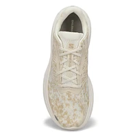 Womens Aero Glide 2 Energy Foam Performance Sneaker - Vanilla Ice/ White