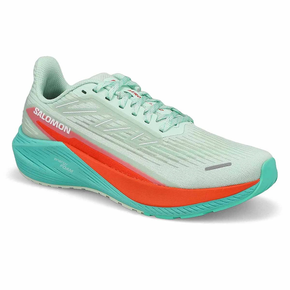 Womens Aero Blaze 2 Energy Foam Performance Sneaker - Bay/Cherry/Green