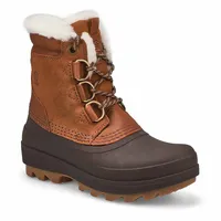 Womens Lauren Lo Waterproof Winter Boot - Brown