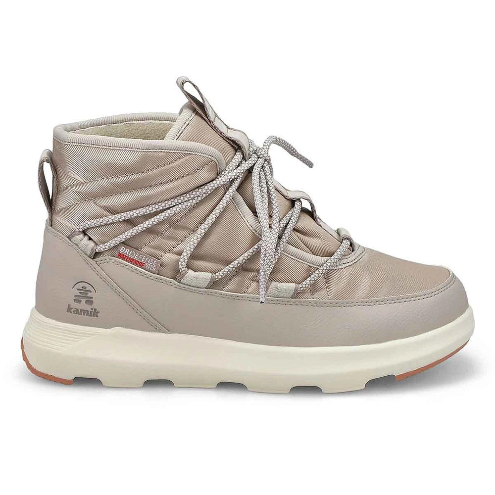 Womens Lea Lo Waterproof Winter Boot - Light Taupe