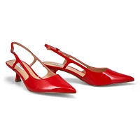 Womens Legaci Slingback Dress Heel - Red Patent