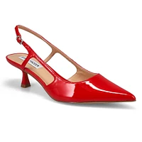 Womens Legaci Slingback Dress Heel - Red Patent