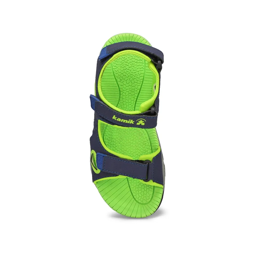 Boys Lobster 2 Sport Sandal - Navy/Lime