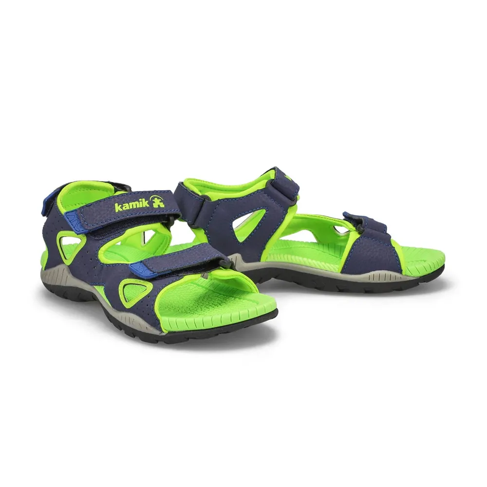 Boys Lobster 2 Sport Sandal - Navy/Lime