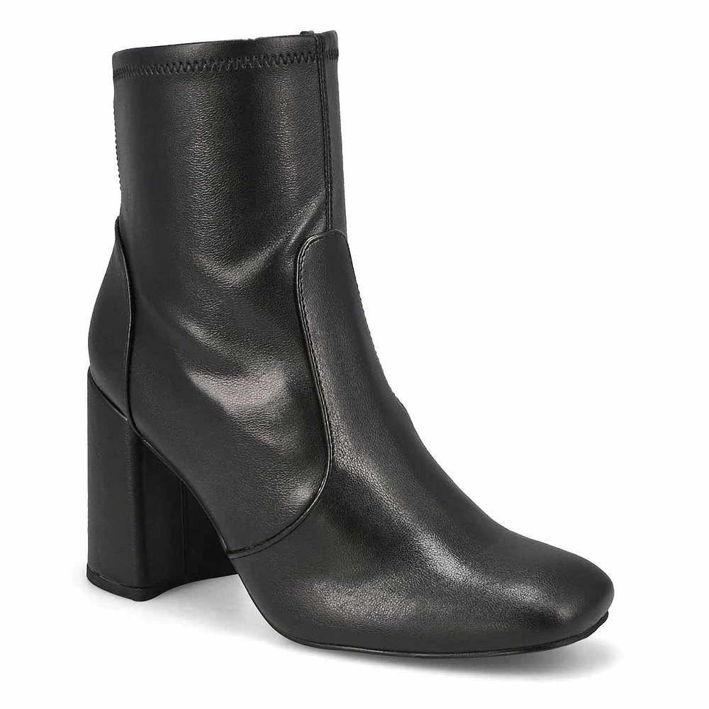 Woemns Locole Heeled Ankle Boot - Black