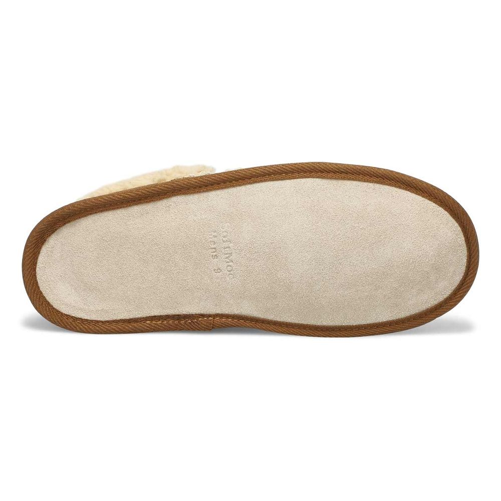 Mens Loki Closed Back Slipper - Chocoate