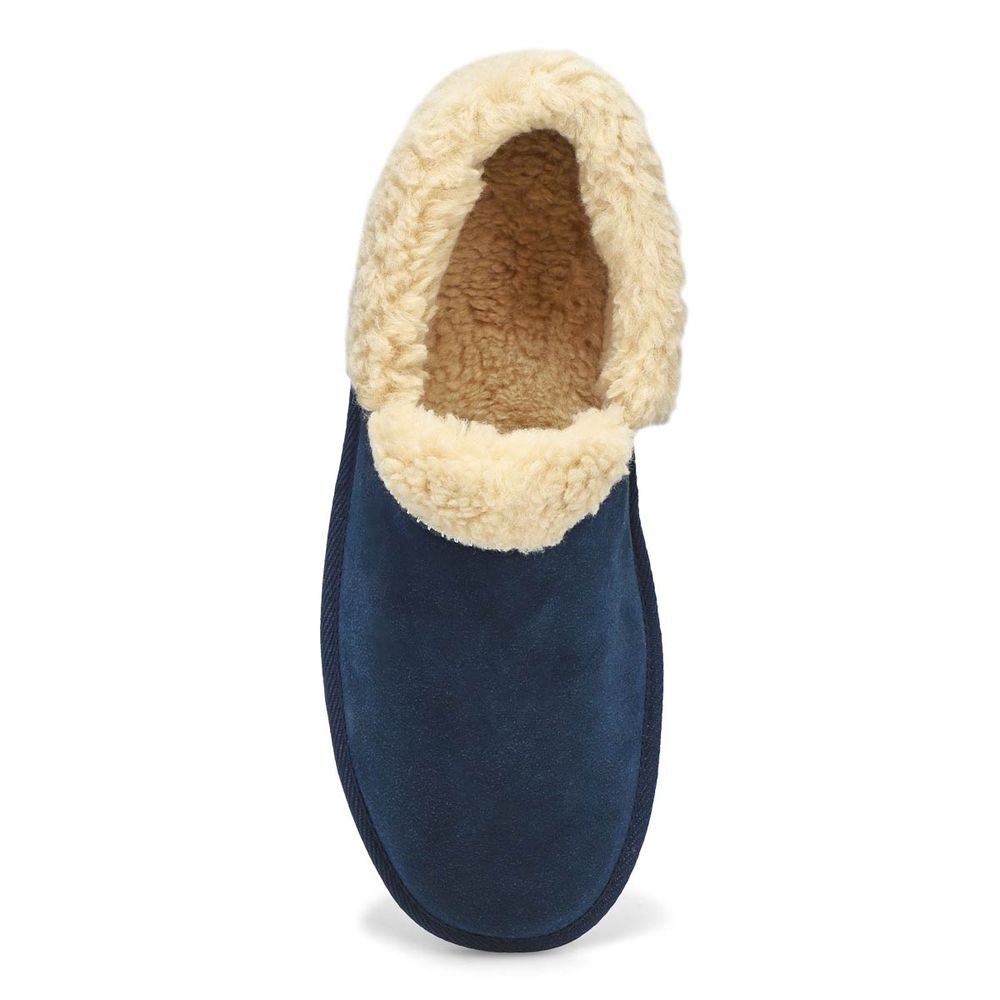 Mens Loki Closed Back Slipper - Navy