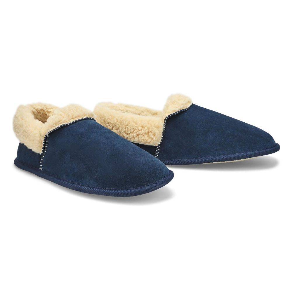 Mens Loki Closed Back Slipper - Navy