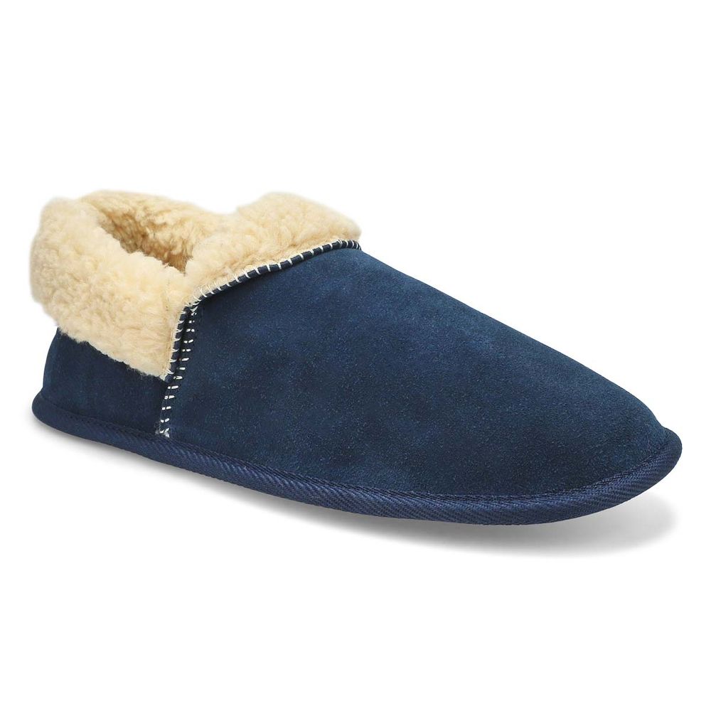 Mens Loki Closed Back Slipper - Navy