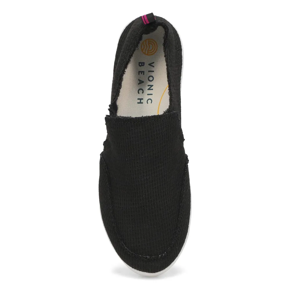 Womens Malibu Slip On Casual  Shoe - Black