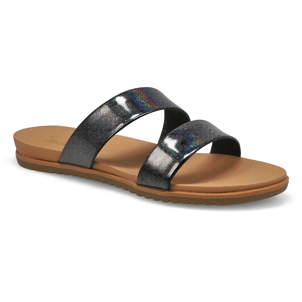 Womens Marianne Slide Sandal - Grey Glass