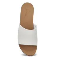 Womens Marti Slide Sandal - White