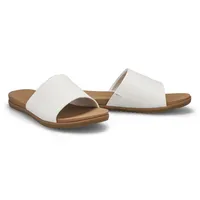 Womens Marti Slide Sandal - White