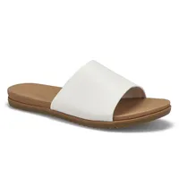 Womens Marti Slide Sandal - White