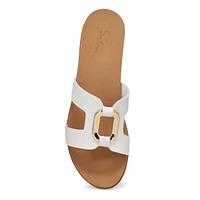 Womens Mikayla Slide Sandal - White