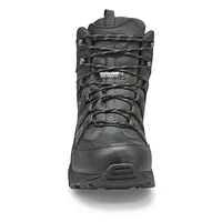 Mens Miles Waterproof Lace Up Winter Boot - Black