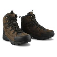 Mens Miles Waterproof Lace Up Winter Boot - Brown