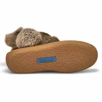 Womens Minimuk Pom 2 Waterproof SoftMocs - Dark Tan