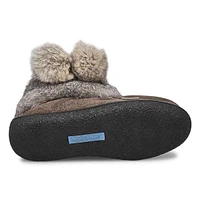 Womens Minimuk Pom 2 Waterproof SoftMocs - Grey