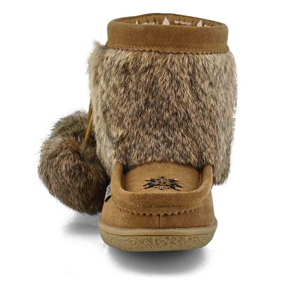 Womens Minimuk Pom 2 Waterproof SoftMocs - Mocha