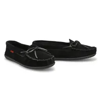 Womens Natasha Suede SoftMocs - Black