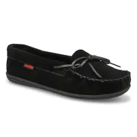 Womens Natasha Suede SoftMocs - Black