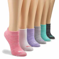 Womens Basic No Show Sock 6 Pack - Multi