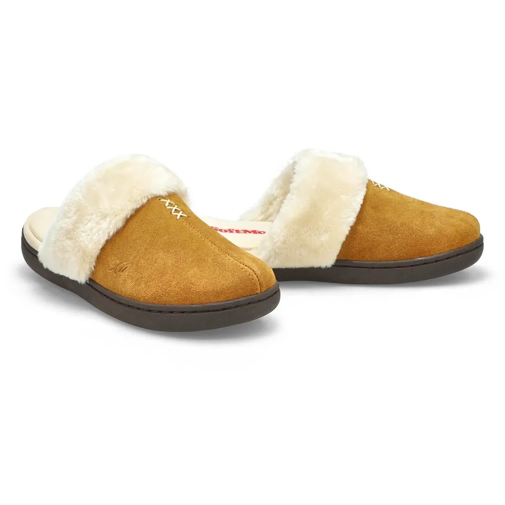 Womens Pauline Open Back Slipper - Chestnut