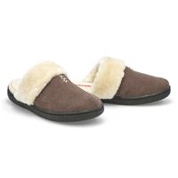 Womens Pauline Open Back Slipper - Grey