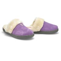 Womens Pauline Open Back Slipper - Lavender