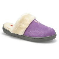 Womens Pauline Open Back Slipper - Lavender