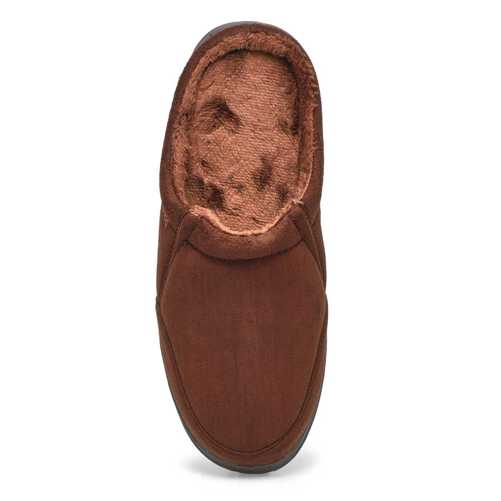 Mens Polar II Open Back Slipper - Brown