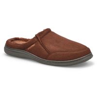 Mens Polar II Open Back Slipper - Brown