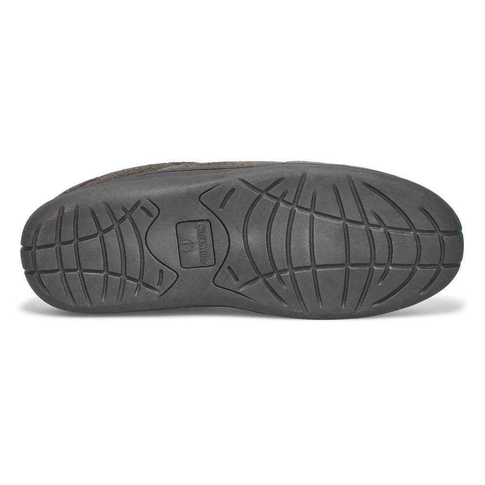 Mens Polar II Open Back Slipper - Charcoal