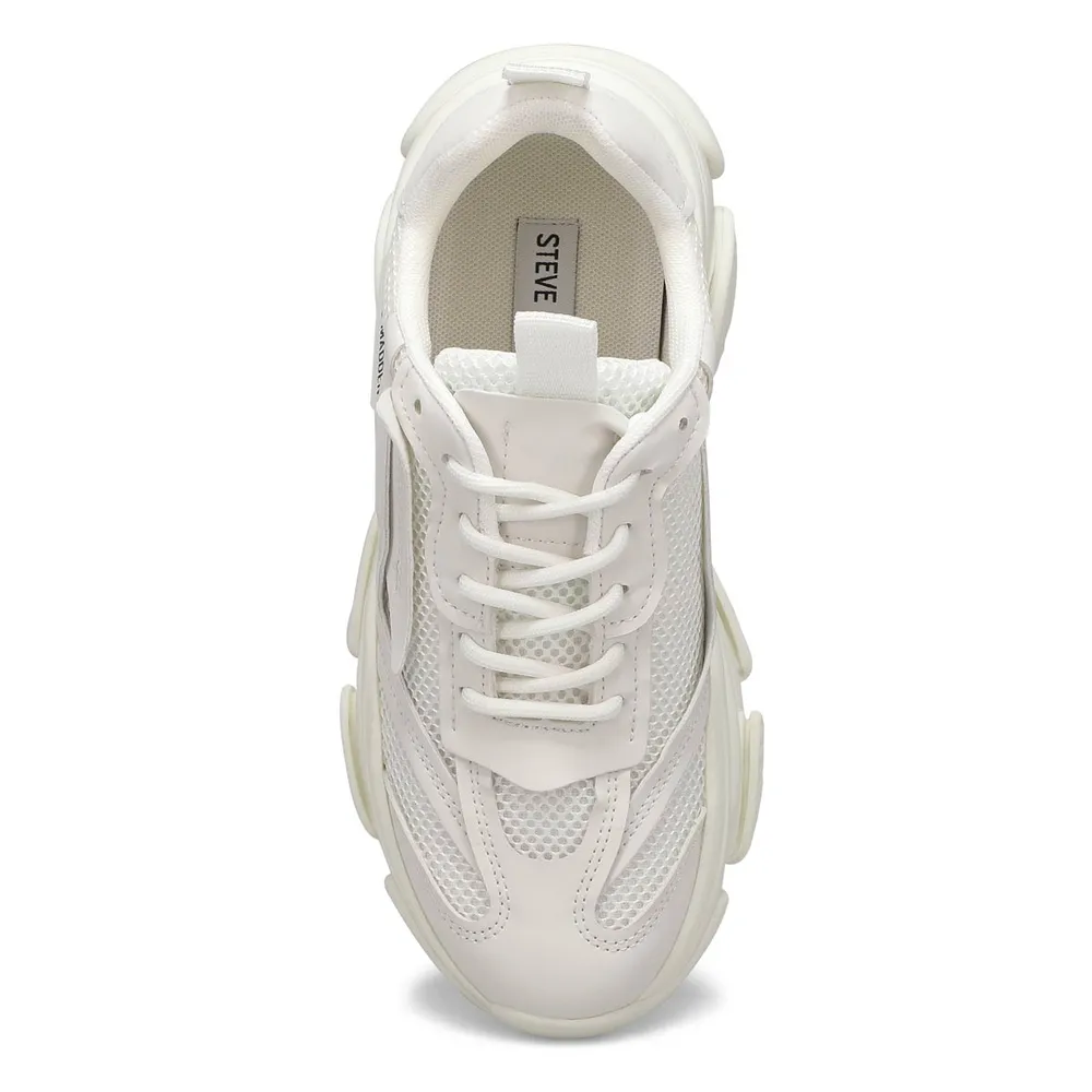 Womens Possession Lace Up Sneaker - White