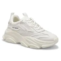 Womens Possession Lace Up Sneaker - White