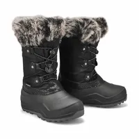 Girls Powdery 3 Waterproof Winter Boot - Black