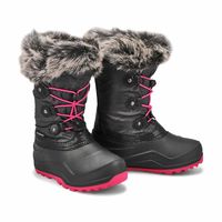 Girls Powdery 3 Waterproof Winter Boot - Charcoal